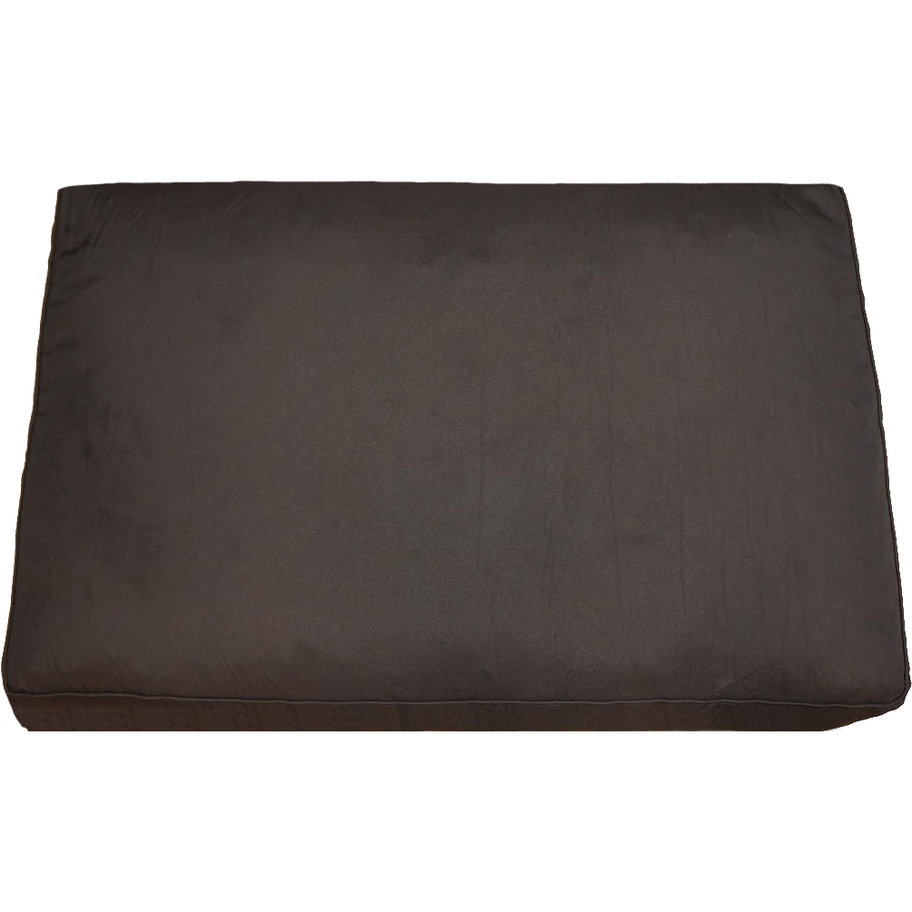 Gray chew resistant dog bed - premium waterproof design with supportive memory foam
