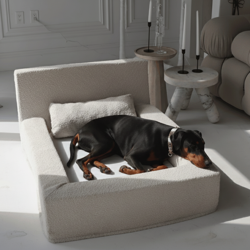 Premium Memory Foam Dog Bed - Waterproof, Washable Cover for Small to Large Dogs