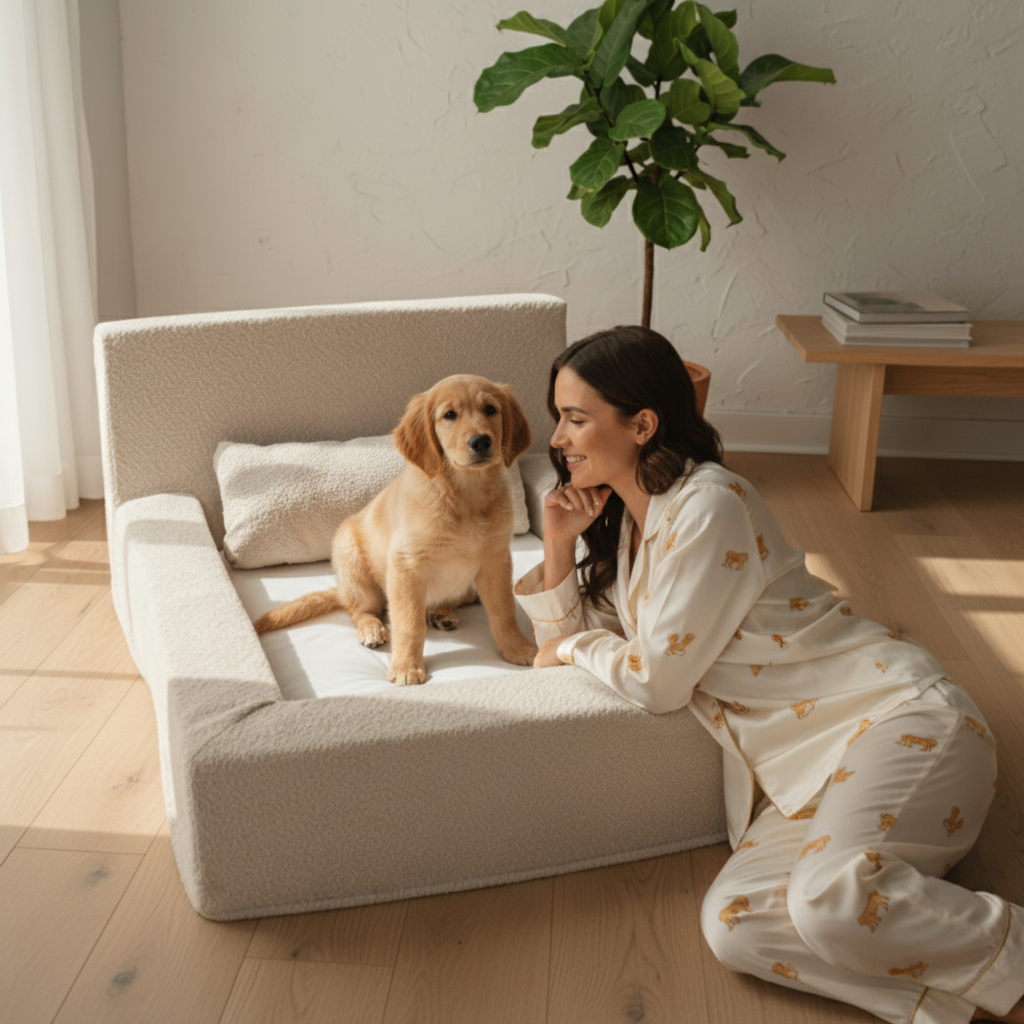 Memory foam dog bed showing comfort and support for dogs of all sizes
